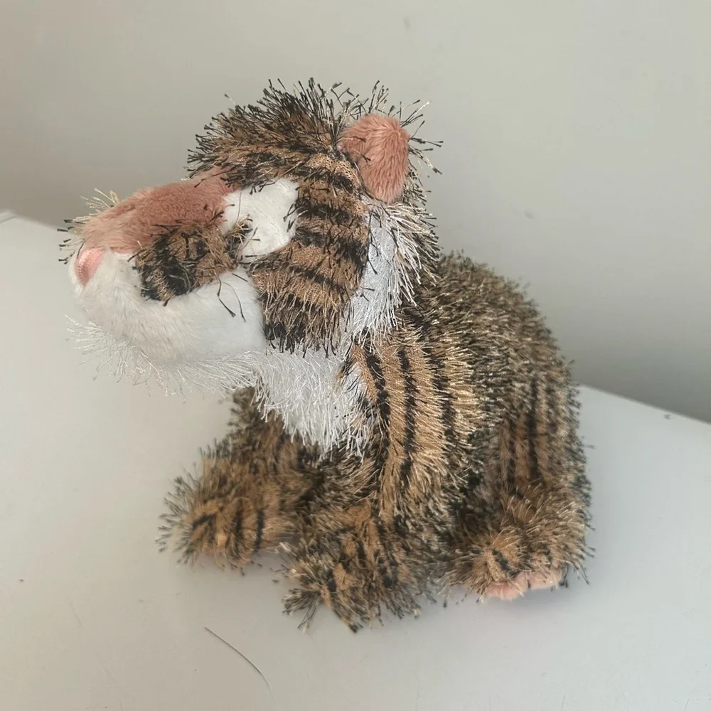 Webkinz GANZ Striped Tiger Soft‎ Plush Brown Black